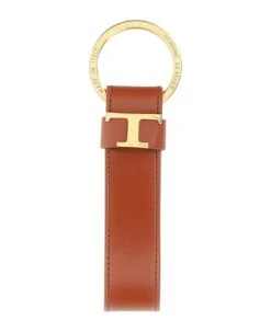 Brick Leather Keyring Tod's