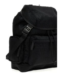 Versace Jacquard Logo Backpack -Italist Store 2bea43c8598e643ac279c4844d814a7c