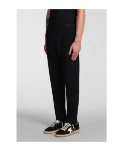 Golden Goose Doro Pants In Black Cotton -Italist Store 31b80f60fc310cf9e4934643b6170529