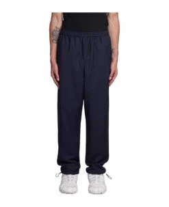 Acne Studios Pants In Blue Viscose
