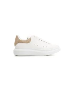 Alexander McQueen Oversized Sneakers With Beige Heel