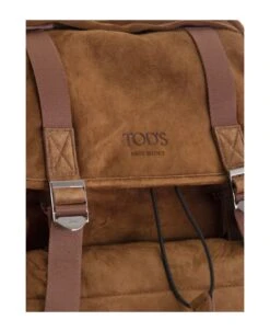 Tod's Medium Suede Backpack -Italist Store 33c2d5e3eaabdeb89645bb66b69da655