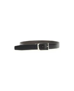 ZEGNA Logo Detailed Buckle Belt