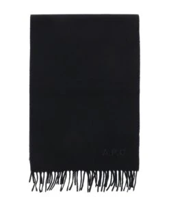 A.P.C. 'ambroise Brodée' Wool Scarf