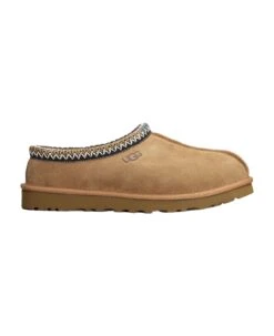 Ugg Tasman Slipper-mule In Leather Color Suede