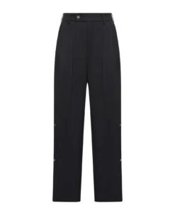 Amiri Side Pleat Snap Pant
