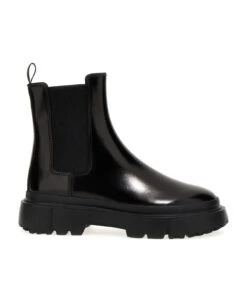 Hogan Chelsea Leather Ankle Boots
