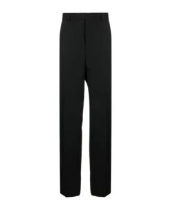 Versace Formal Pant Wool Canvas Fabric
