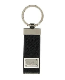 Dolce & Gabbana Logo Plaque Keyring