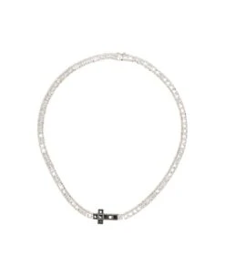 Cross Tennis Necklace