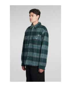Amiri Casual Jacket In Green Wool -Italist Store 3a7802d11121a0f98ce0505dd8aaa4d9