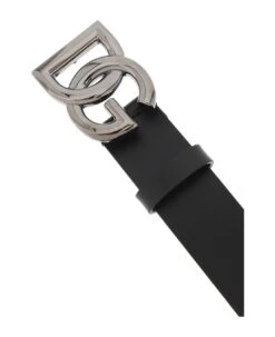 Dolce & Gabbana Lux Leather Belt With Crossed Dg Logo -Italist Store 3ae03a0005baf4e937fa0b89f84ad505
