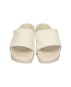 Y-3 Silde Flats In Grey Leather -Italist Store 3b0aeed914964b03d7d7810a113b9cfd