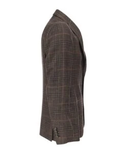 Wool, Silk And Linen Jacket With Tartan Pattern -Italist Store 3c5302436e17ea1cfb4822aa14723f1b
