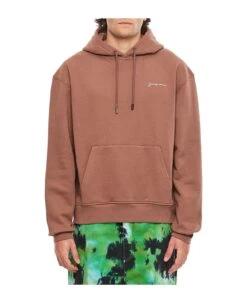 Jacquemus Le Sweatshirt Brodé Logo Hoodie