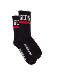 Black Socks In Terry Cloth With Logo And Contrasting Details Gcds Woman -Italist Store 3fd1b8e62758334a2209b402836ff0a0