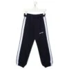 Palm Angels Kids Navy Blue Joggers With Contrast Logo And Stripes