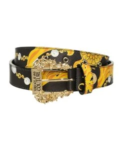 Versace Jeans Couture Chain Couture Leather Belt
