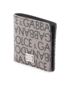 Dolce & Gabbana Jacquard Logo Bi-fold Wallet -Italist Store 41a8e961393ea7a7b0cb5fcaf5f7f896