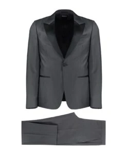 ZEGNA Wool-mohair Blend Two-pieces Suit -Italist Store 420dcbdcbbd0bb406bd03a5458d0fe08