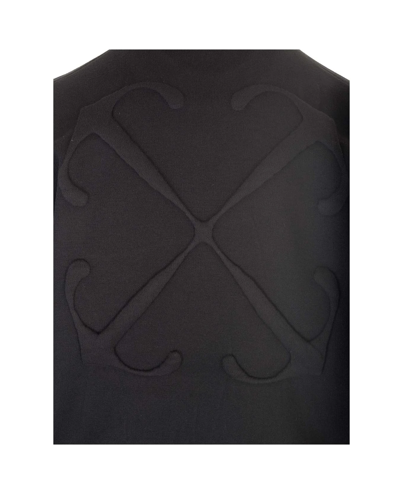 Off-White Black '3d Arrow' Sweatshirt 4 Off-White Black '3d Arrow' Sweatshirt - Image 4