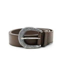 Orciani Brown Soft Leather Belt