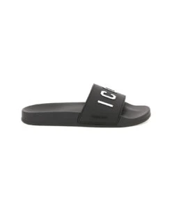 'icon' Rubber Slides Dsquared2