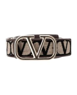 Valentino Garavani Iconographe Toile Belt H.40 Mm