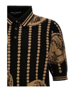 Dolce & Gabbana 'moneta' Polo Shirt -Italist Store 49fb109d31f400397e06106de8b9baa9
