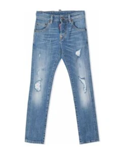 DSQUARED2 Blu Cotton Jeans