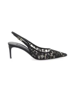 Dolce & Gabbana Lace Slingback Pumps
