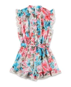 Zimmermann Flower Playsuit