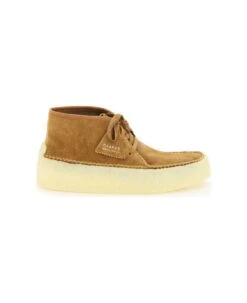 Clarks Suede Leather Caravan Lace-up Shoes