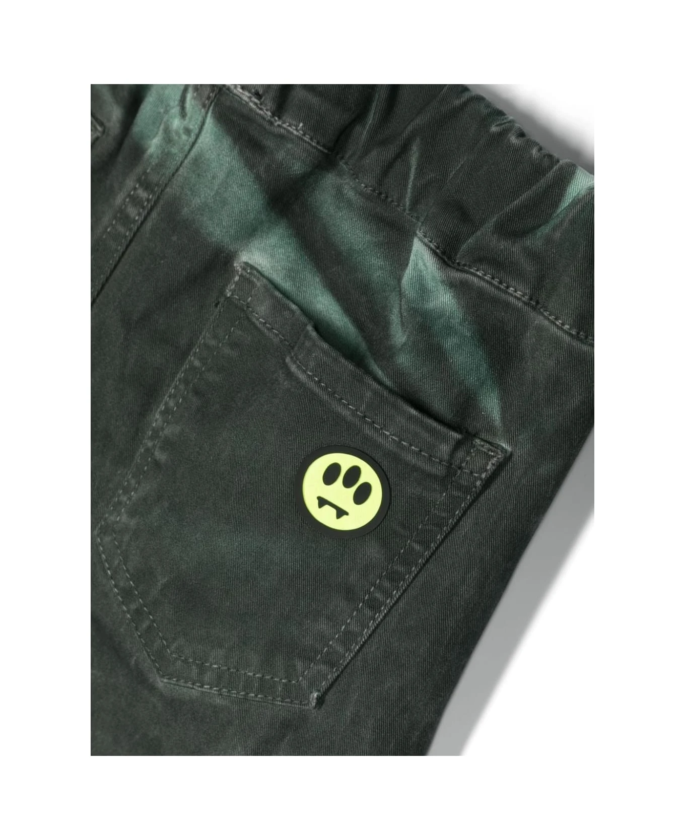 BARROW Tapered Cargo Pants With Bleached Effect 3 BARROW Tapered Cargo Pants With Bleached Effect - Image 3