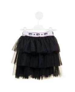 Chiara Ferragni Gonna Eyelike Tulle Mano Tulle Mano Seta