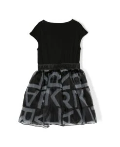Karl Lagerfeld Kids Karl Lagerfeld Abito Nero In Techno Tessuto Bambina -Italist Store 50fd0ffa812b5876349938233709df64