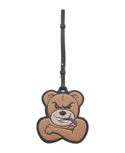 Bear Patch Bag Charm