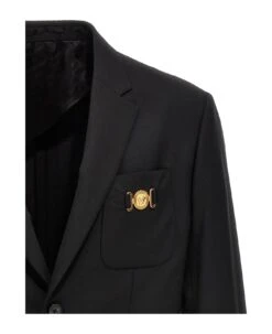 Versace 'medusa' Single Breast Blazer Jacket -Italist Store 543249bfd50ddec9a703de58831b4dc5