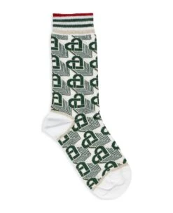 Casablanca Heart Monogram Socks