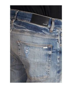 Amiri Jeans In Blue Cotton -Italist Store 56078db150b1ebc0b4e9be2491cc5290
