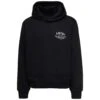 Amiri 'arts District' Black Hoodie With Logo Print In Cotton Man