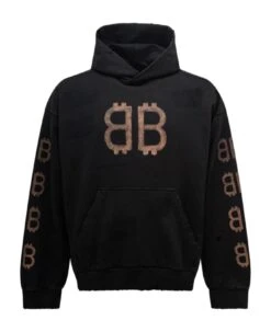 Balenciaga Medium Fit Crypto Hoodie