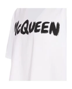 Alexander McQueen Mcqueen Graffiti T-shirt -Italist Store 582d9aa60fd6de136b6c48db46e12df3
