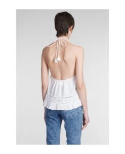 Lisio Topwear In White Cotton -Italist Store 58e2f66d930a0e3414f6436213809903