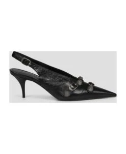 Balenciaga Cagole Slingback Pumps