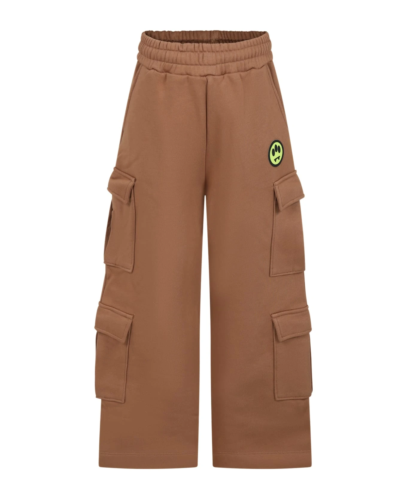 BARROW Beige Trousers For Kids With Smiley 1 BARROW Beige Trousers For Kids With Smiley