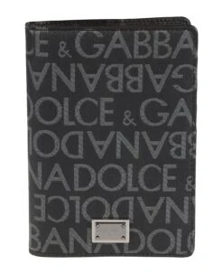 Dolce & Gabbana Logo Monogram Stand-up Card Holder