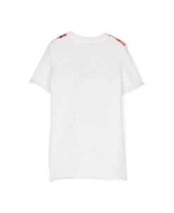 Short White Dress With Chevron Sequin Pattern