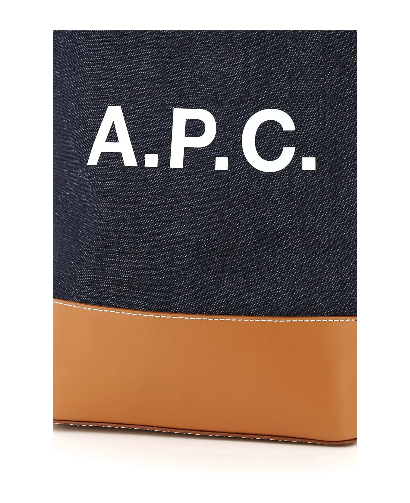 A.P.C. Axelle Denim Small Tote Bag 3 A.P.C. Axelle Denim Small Tote Bag - Image 3