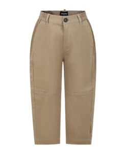 DSQUARED2 Beige Trousers For Boy With Logo